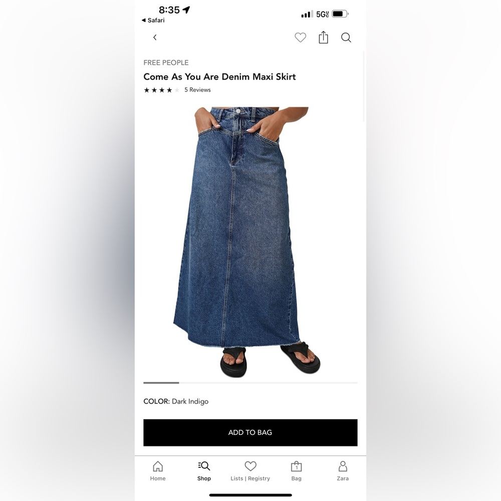 COPY - Free people maxi skirt